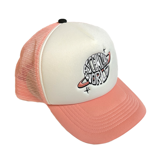 Ascendant Logo Trucker Hat - Salmon