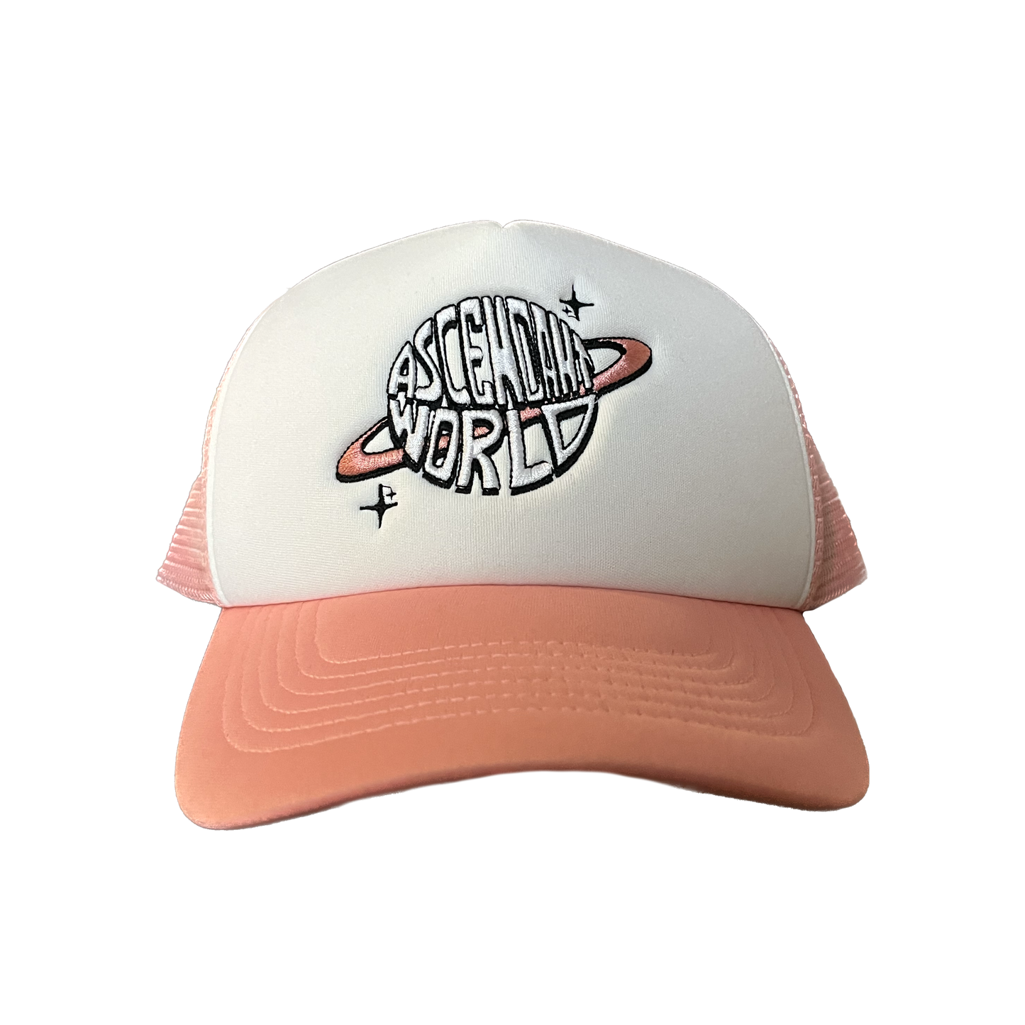 Ascendant Logo Trucker Hat - Salmon